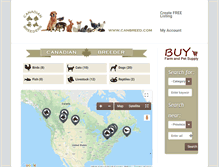 Tablet Screenshot of canbreed.com
